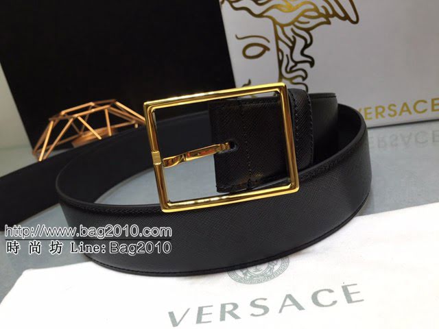 VERSVE高端男士皮帶 範思哲Versace美杜莎頭像搭扣皮帶  jjp1224